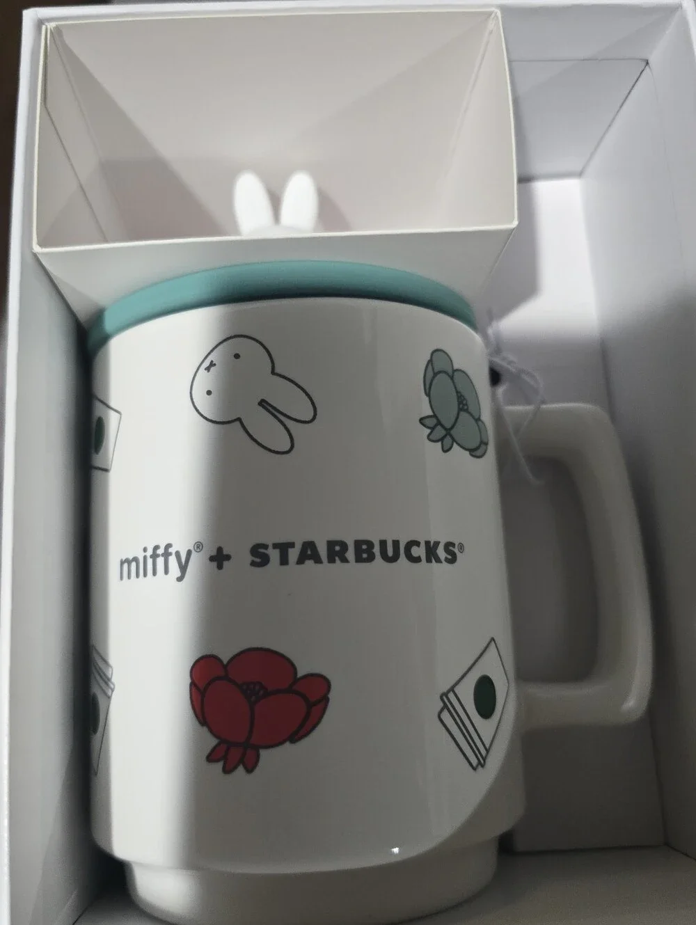 Starbucks Miffy Ceramic Mug Nwt - Picture 2 of 4